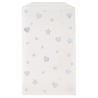 Treat Bags Iridescent Hearts